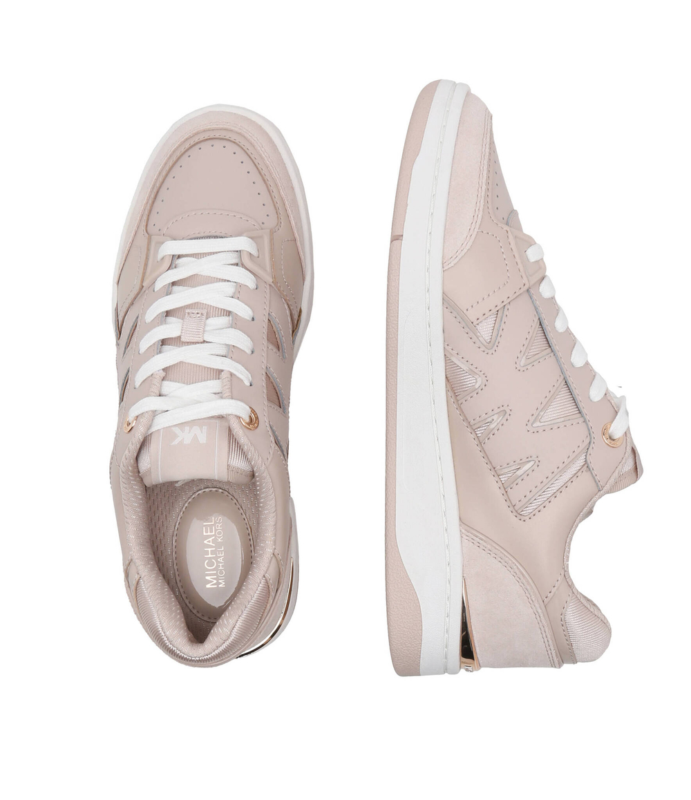 Кожаные кроссовки rebel lace up Michael Kors - пудро-розовый(43S4RLFS2L)