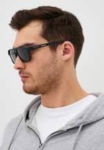 Спортивные очки HILX Juggernaut / Matt Solid Black / Black Polarized Lens