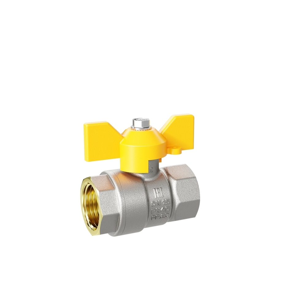 Кран газ шаровой 1/2'' вн/вн бабочка LD PRIDE