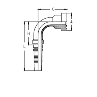Фитинг DN 32 SFS CAT 1.1/4 54 (90) Interlock