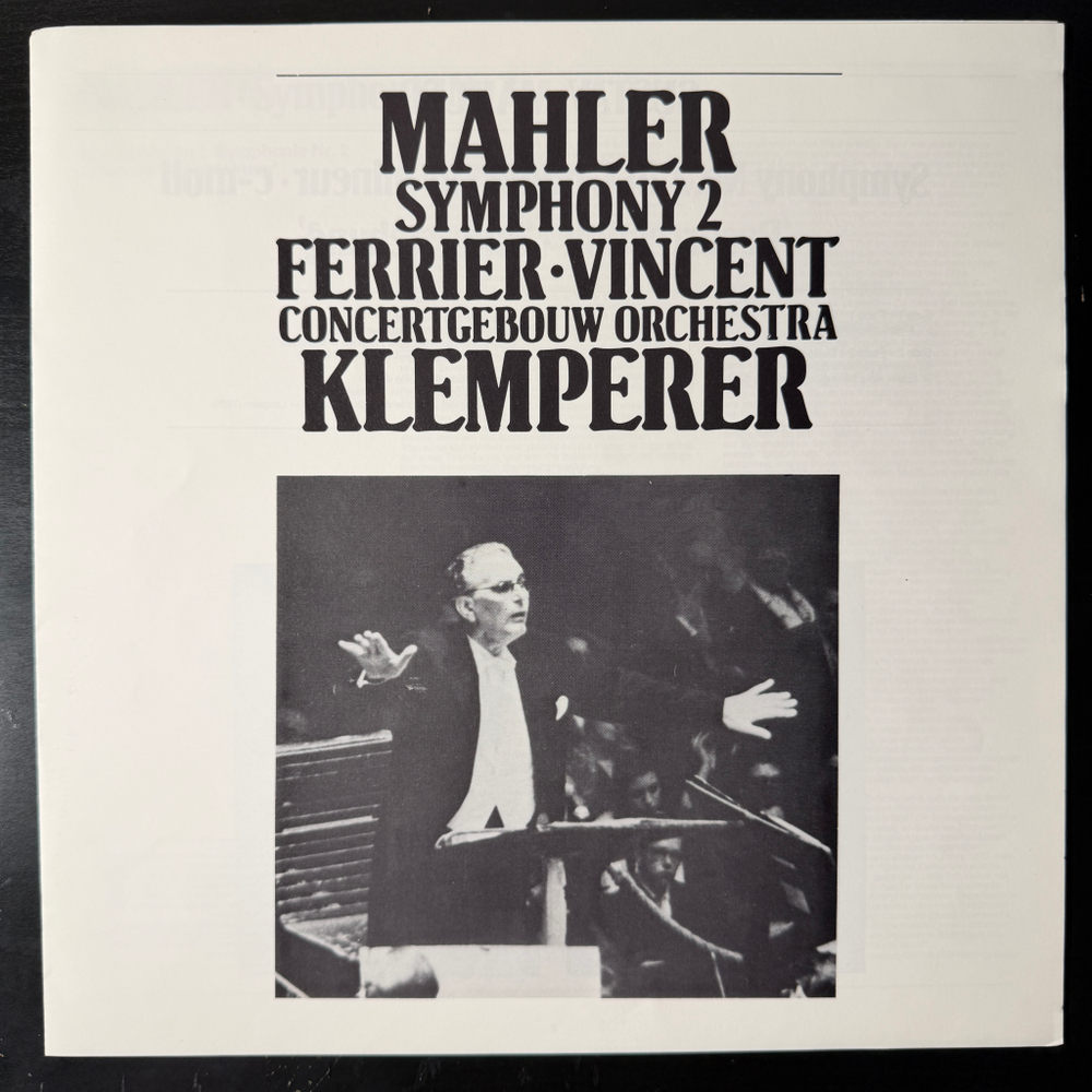 Малер - Симфония №2 2LP (Англия 1982г.)