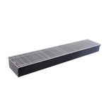 Конвектор внутрипольный STOUT - SCN 110x240x1400 мм (решетка роликовая, анодированный алюминий)