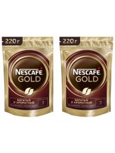 Кофе растворимый Nescafe Gold 220 г x 2 шт