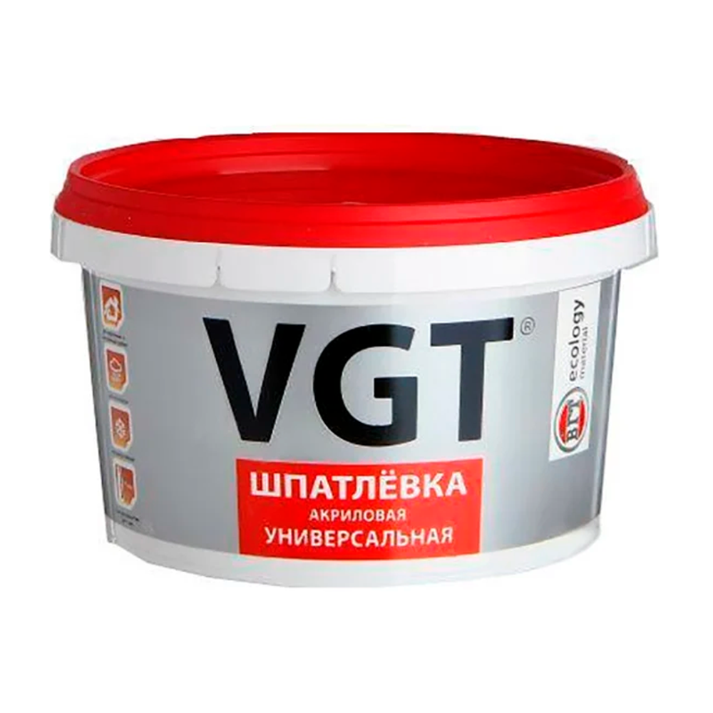 Шпатлевка акриловая универсальная влагостойкая   1кг (ВГТ)