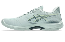 Мужские кроссовки для сквоша/бадминтона Asics Netburner Ballistic FF 4 - lichen rock/tranquil teal