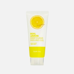 FARM STAY Peeling Gel Real Lemon Deep Clear Пилинг-гель для глубокого очищения с лимоном, 100 мл