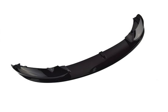 Юбка переднего бампера глянцево - черный V.1 для BMW 4 F32 F33 F36 2013-2020 Coupe Cabrio Gran Coupe