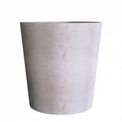 Кашпо CRATER CONCRETE WHITE D100 H110