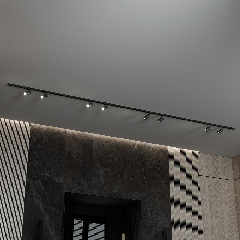 Комплект трековый Hesby Lighting No3 однофазная накладная Skylite HSBL_kompl_S003_NI4B3K