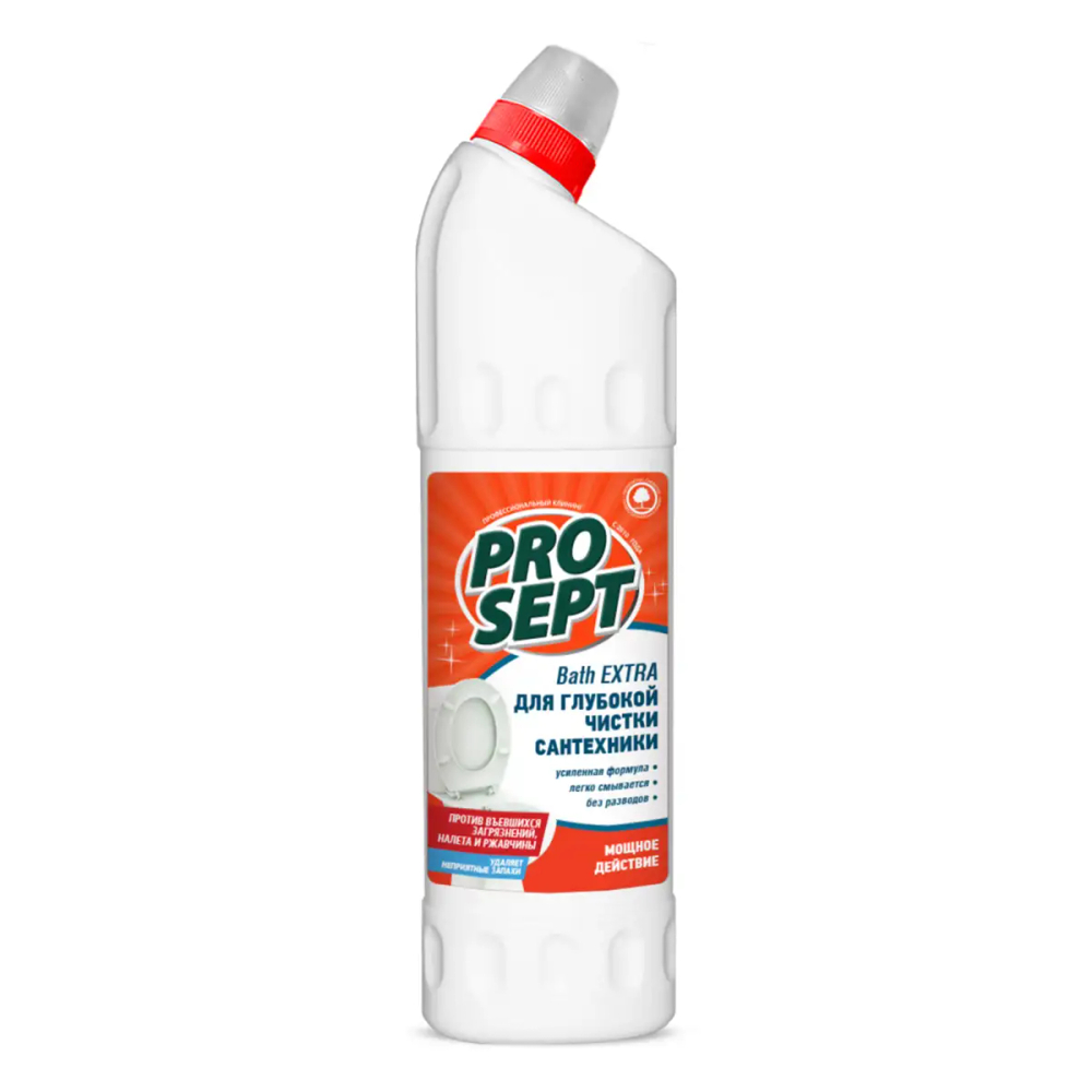 Гель д/удаления ржавчины, минеральных отложений PROSEPT Bath Extra 0,75л концентрат