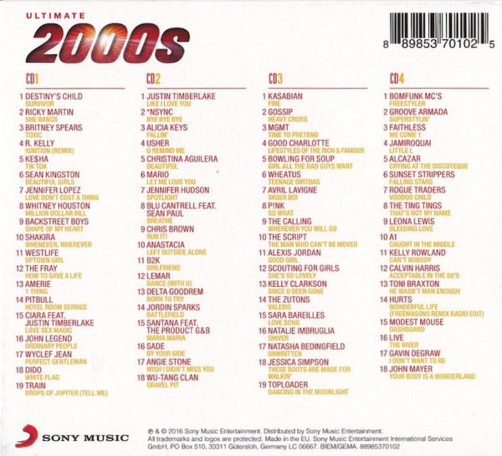 Сборник / Ultimate 2000s (4CD)