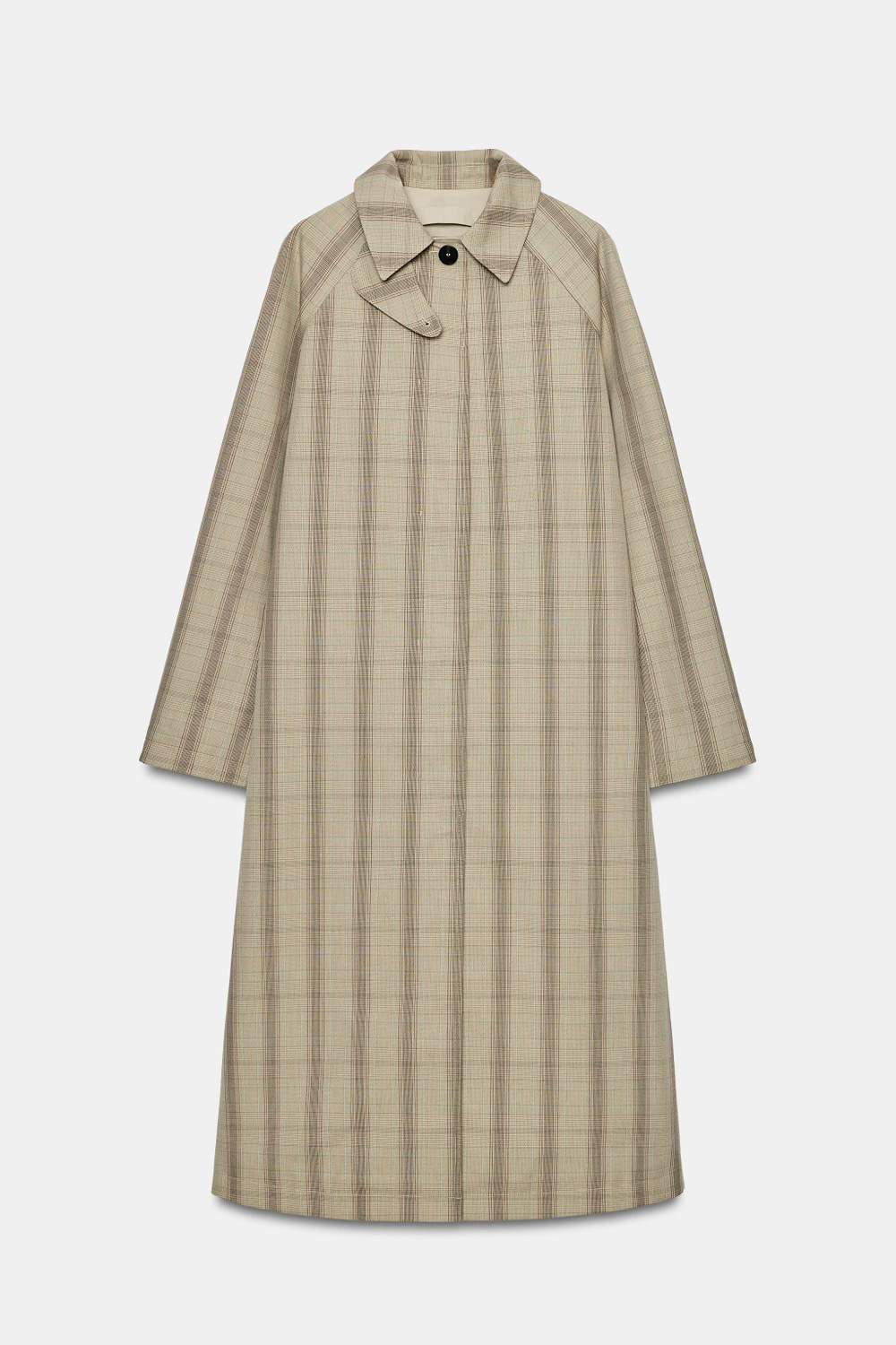 ДЛИННЫЙ ТРЕНЧ В КЛЕТКУ — ZW COLLECTION — ZARA