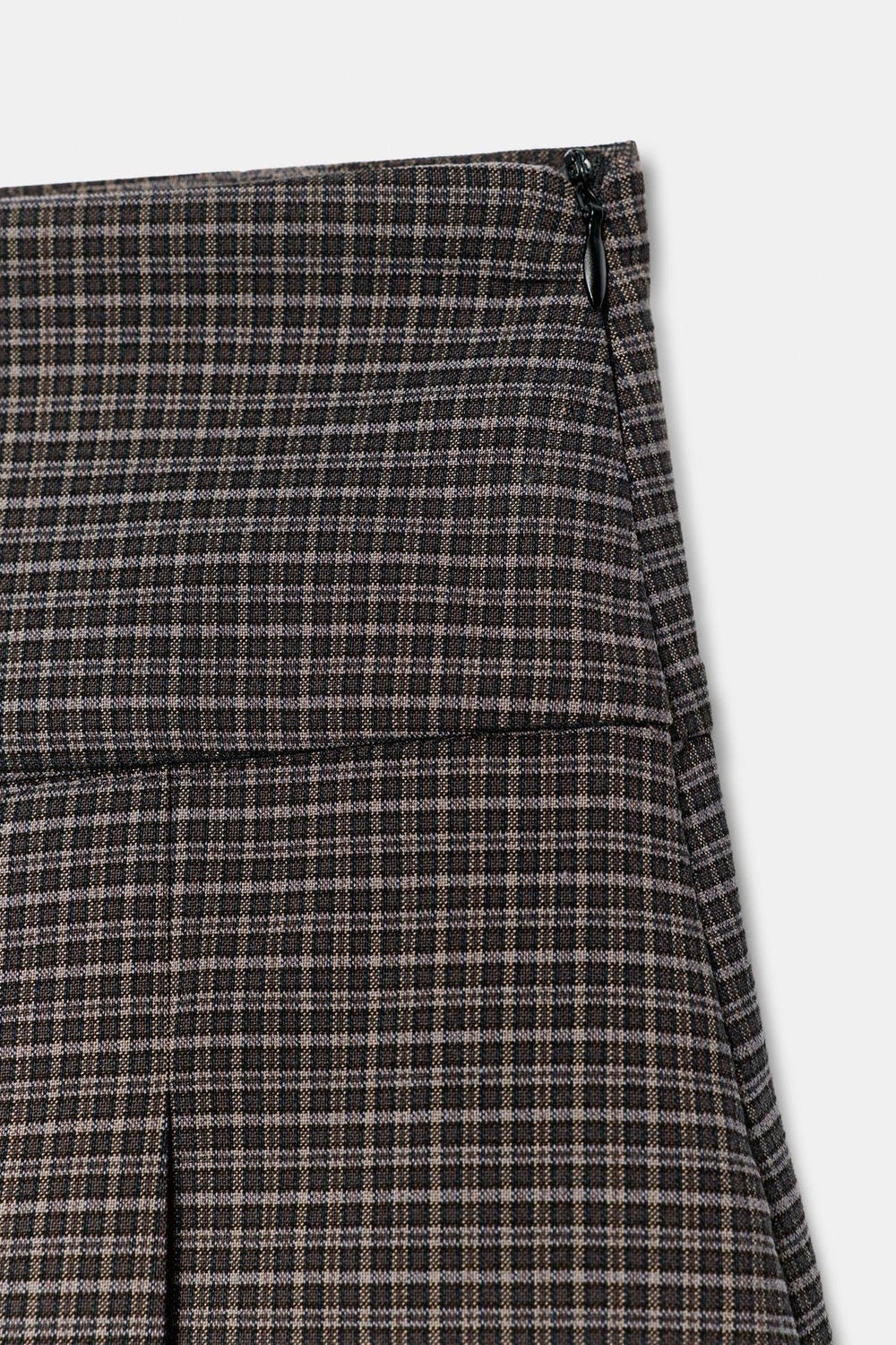 ZARA ЮБКА-ШОРТЫ В СКЛАДКУ, ОТТЕНОК КОРИЧНЕВОГО
