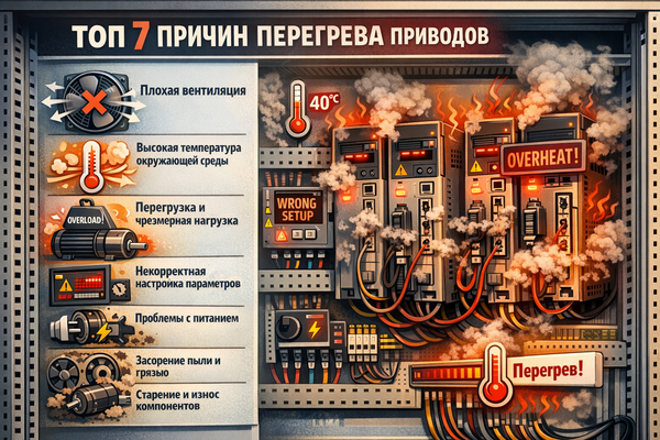 Топ 7 причин перегрева приводов Топ 7 причин перегрева приводов