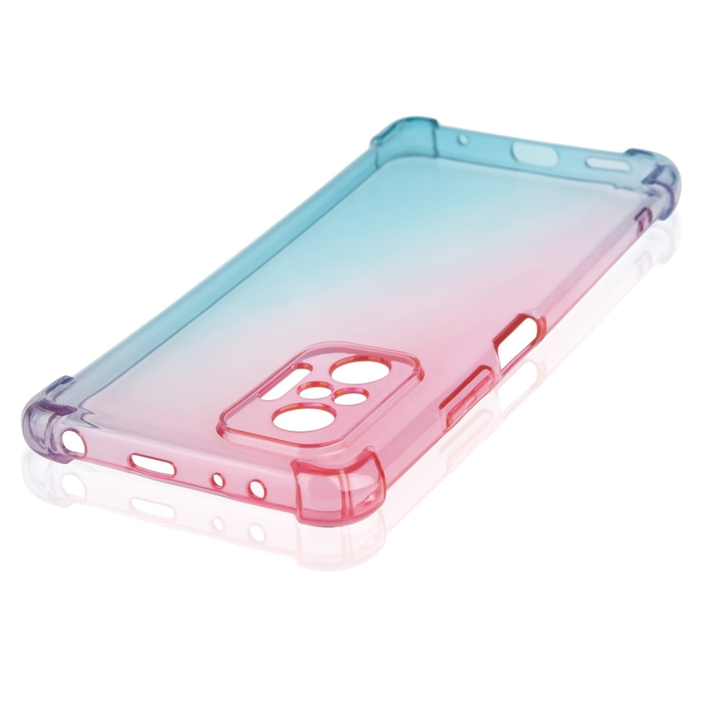 Чехол ROSCO для Xiaomi Redmi Note 10 Pro оптом (арт. XM-RN10P-HARD-TPU-PINK-BLUE)