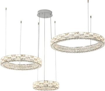 Люстра подвесная LED 150W 2800К-6500К 4014/09/03P хром Gabbana Stilfort