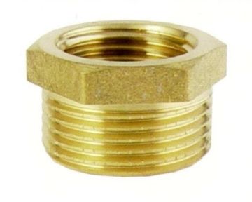 Футорка латунная 1 1/2"x1 1/4" НР-ВР TIM