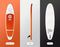 Надувная SUP-доска JS Board GQ Orange GQ290 290х76х10 см полный комплект