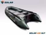Лодка надувная моторная solar-430 super jet tunnel