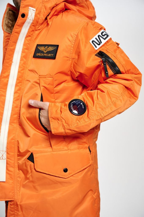 Куртка Аляска Nord Denali Space NASA (оранжевая - orange)
