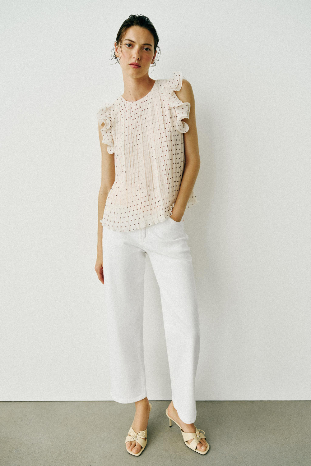 ДЖИНСЫ Z1975 STRAIGHT С ВЫСОКОЙ ПОСАДКОЙ — ZARA