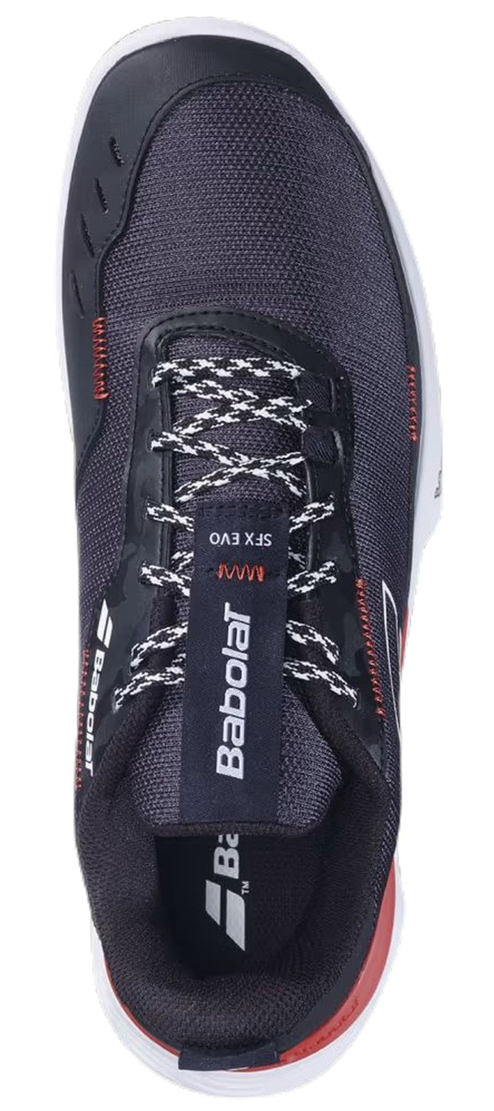 Мужские кроссовки теннисные Babolat SFX Evo Clay - black/fiesta red