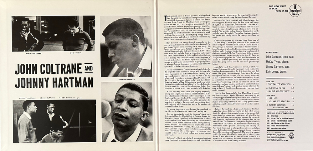 John Coltrane And Johnny Hartman (Япония 2004г.)