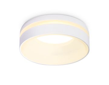 Встраиваемый точечный светильник 1*GU5.3 TN3305 WH/FR белый/белый матовый Acrylic Frost Ambrella