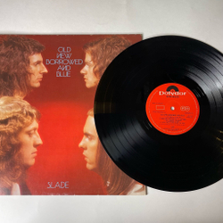 Винтажная виниловая пластинка LP Slade Old New Borrowed And Blue (UK 1974) Just Want A Little Bit