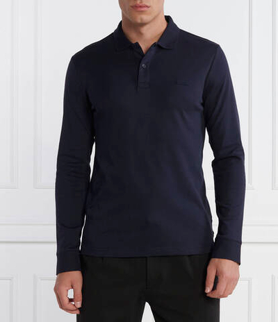 Поло SMOOTH LS Calvin Klein - темно-синий(K10K111868)