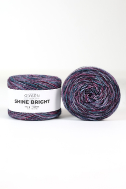Пряжа O'Yarn SHINE BRIGHT секционная, 500г