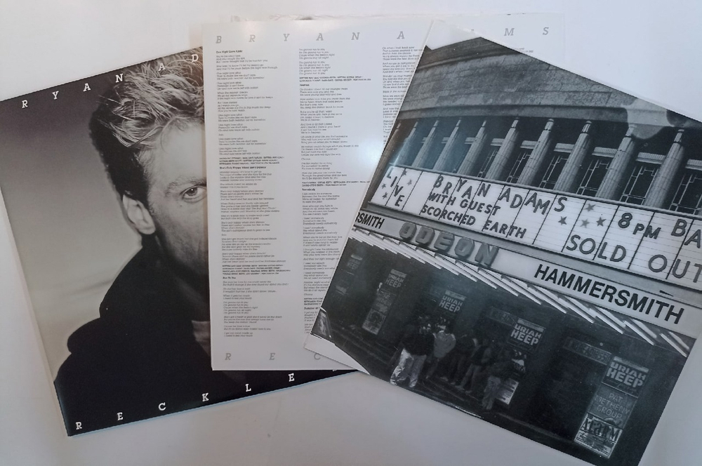 Bryan Adams Reckless 2LP (Europe 2014)