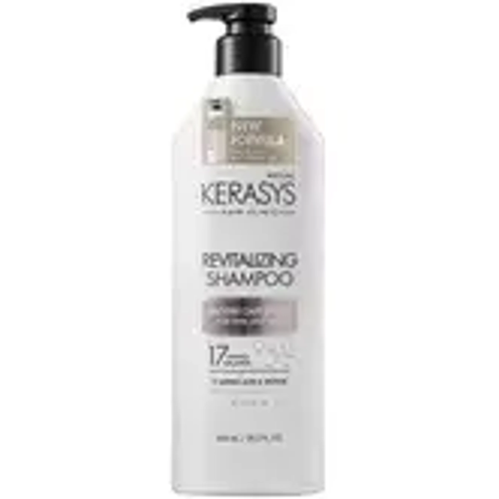 KeraSys Шампунь д/волос Оздорав.поврежд.хим.зав.и сух. 600мл беж.*12