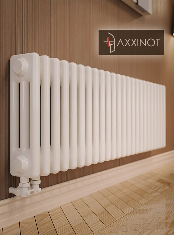 Axxinot Sentir 3037 - трехтрубный трубчатый радиатор высотой 370 мм, нижнее подключение