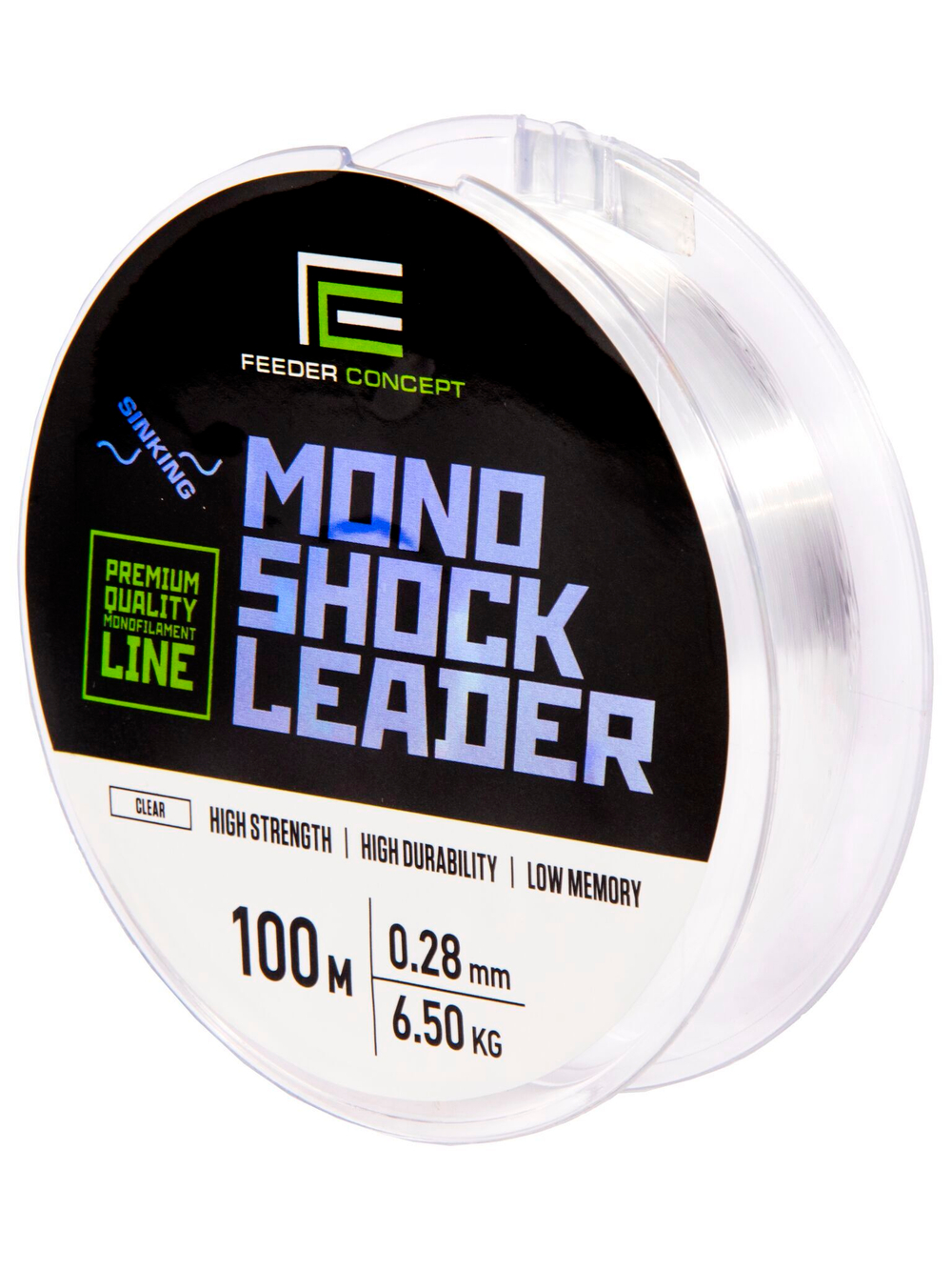 Леска монофильная Feeder Concept MONO SHOCK LEADER Clear 100/028