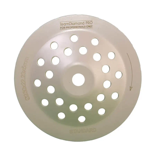 Чашка алмазная двухрядная STANDARD 230 мм TeamDiamondPRO 602301