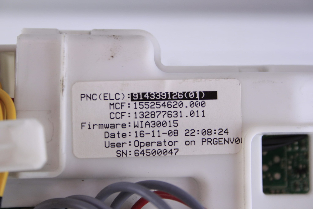 Модуль управления стиральной машины Electrolux 1000 RPM 914339126