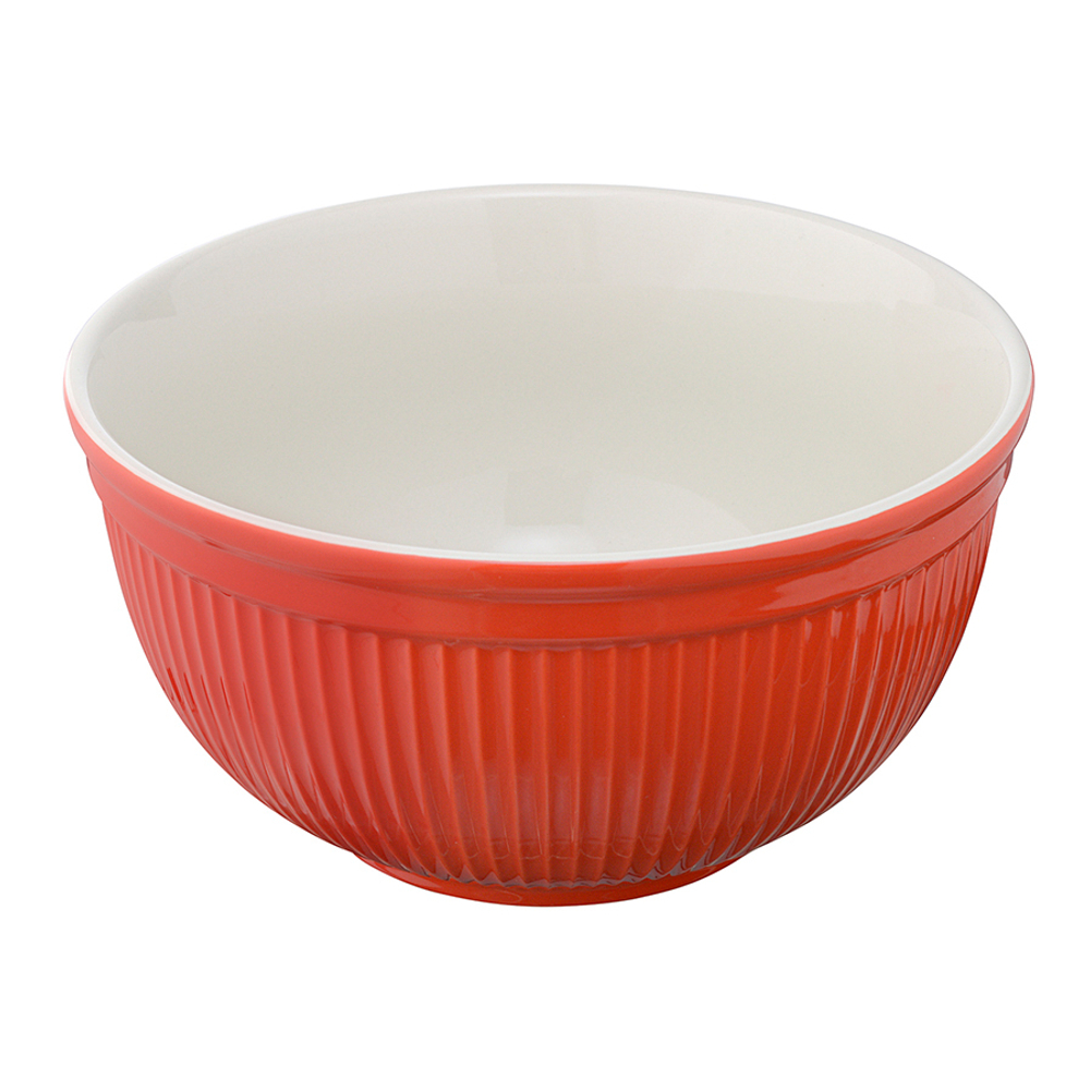 Миска soft ripples, 3 л, красная