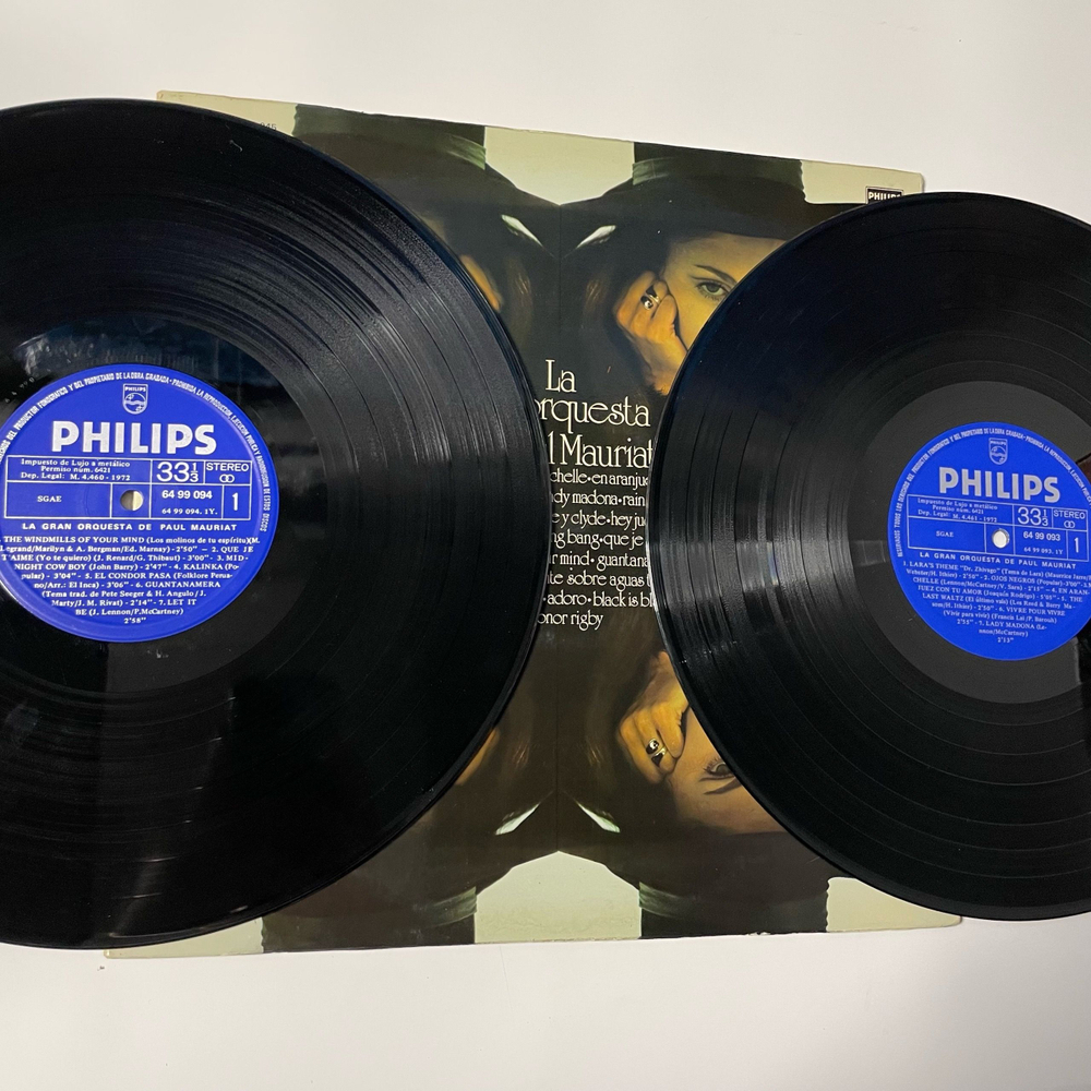 Винтажная виниловая пластинка LP Paul Mauriat La Gran Orquesta De Paul Mauriat (Испания 1972)