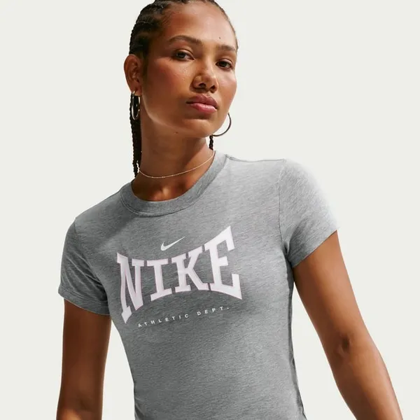 Футболка женская NIKE W NSW MOD CROP ATH LEAGUE TEE