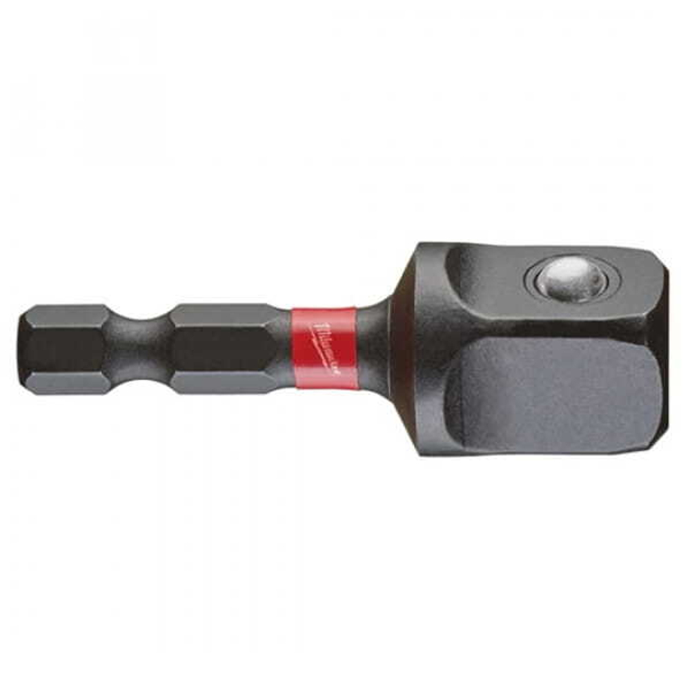 Переходник 1/4 Hex на 1/2 квадратный хвостовик DIN 3126 – E 6.3 Milwaukee