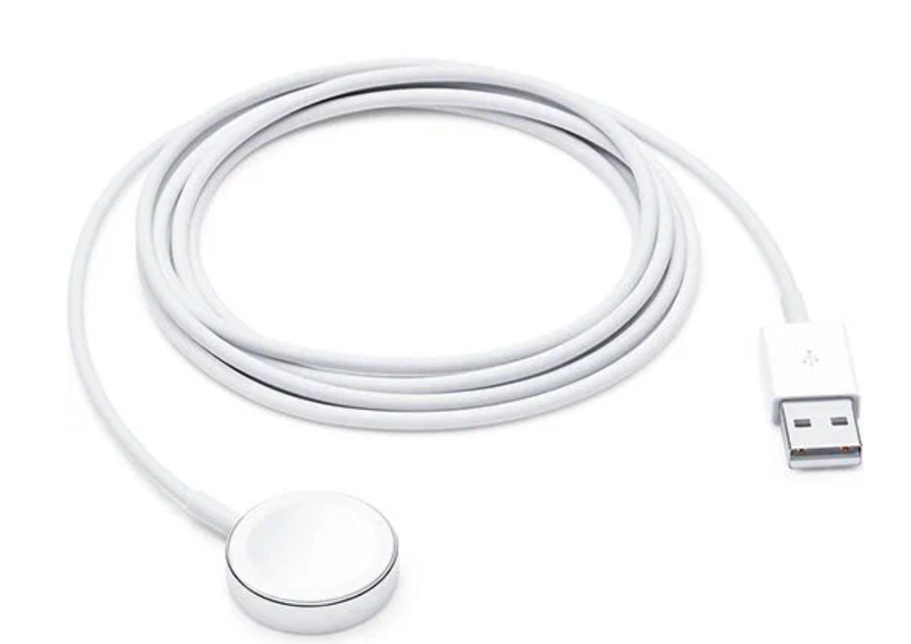 Кабель USB магнитный для зарядки Apple Watch 1,2,3,4,5,6, SE,7, 1 м