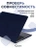 Чехол накладка Gurdini для Macbook Air 13.6" 2022 (A2681) пластик матовый Navy blue