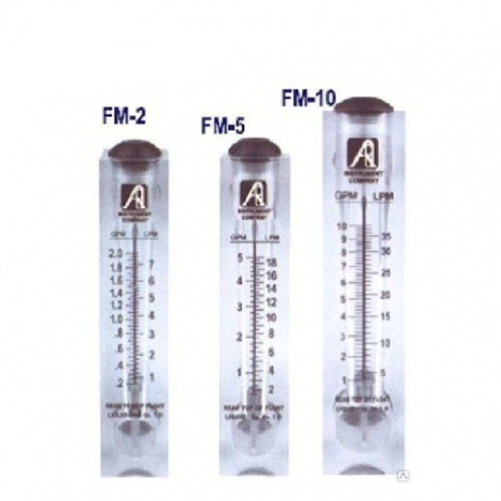 Ротаметр панельного типа модели FM-10 (1-10GPM)