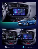 Магнитола для KIA Ceed 2 (JD) 2012-2018 (рамка глянцевая) - Redpower 85238G PRO/PROmax ТОП звук, 2K QLED, Android 14, Быстрейшая, CarPlay, 4G SIM-слот
