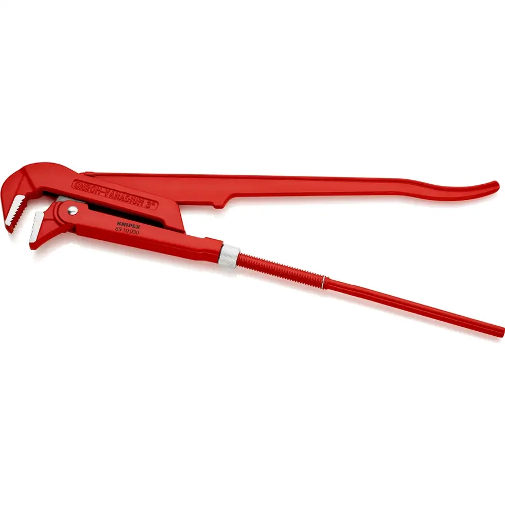 Клещи трубные 90° с красным порошковым покрытием 650 мм Knipex 83 10 030