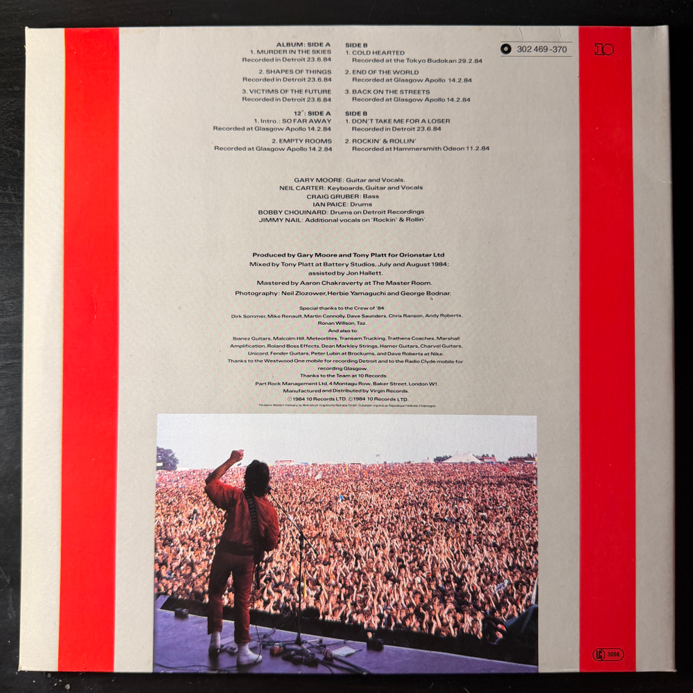 Gary Moore - We Want Moore! 2LP (Европа 1984г.)