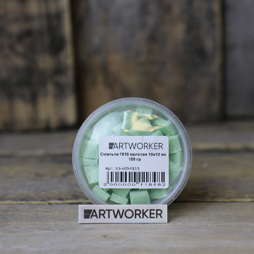 Упаковка зеленой смальты FE10 10х10 ArtWorker по лучшей цене