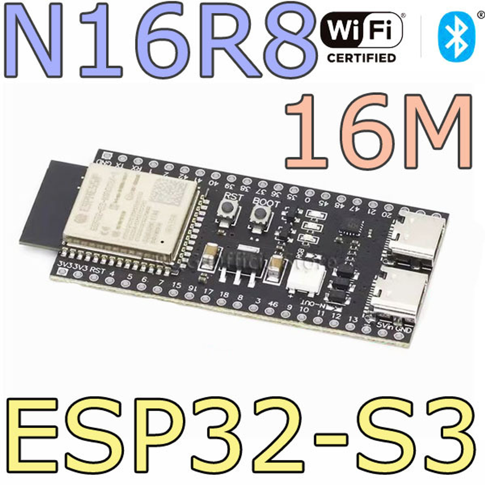 Модуль ESP32 S3/WROOM-1/N16R8