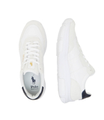 Кожаные кроссовки spa racer100 POLO RALPH LAUREN - бежевый(809931239)